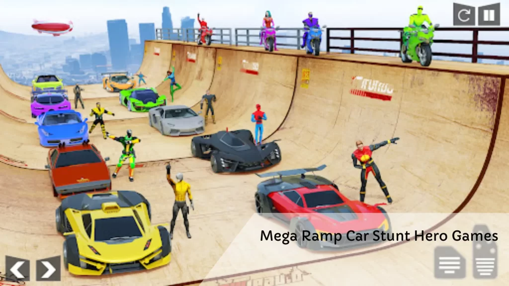 Mega Ramp Car Stunt Hero Games