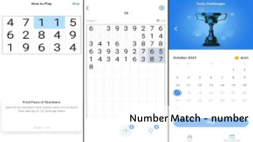 Number Match Number Games3