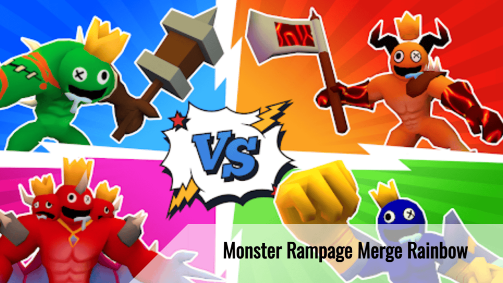 Monster Rampage Merge Rainbow 1