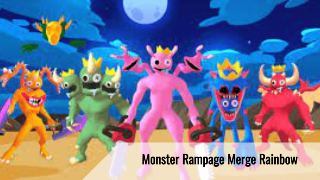 Monster Rampage Merge Rainbow 2