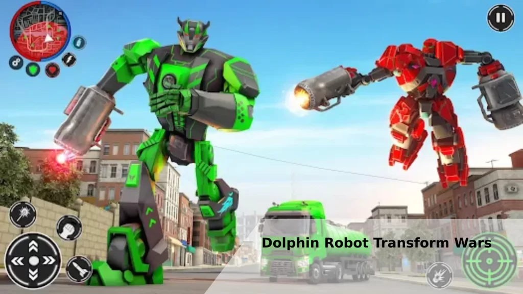 Dolphin Robot Transform Wars3